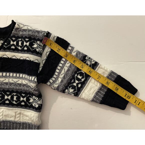 Vintage Grandpa Fair Isle Button Cardigan  Sweater Size 3T - Picture 6 of 9